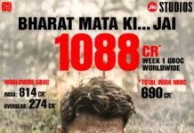 ஒரே வாரத்தில் ரூ.1000 கோடி வசூல் செய்து சாதனை படைத்த துரந்தர் பழிவாங்கல்!